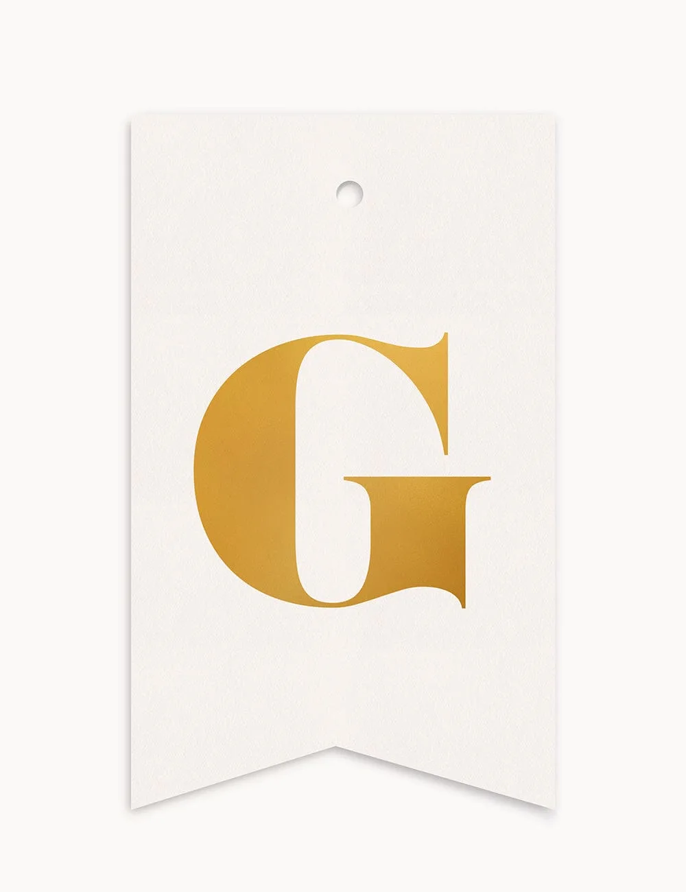 Étiquette cadeau alphabet - G