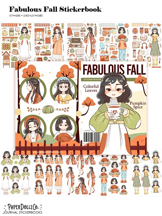 Fabulous Fall | Planner Sticker Book | CB063