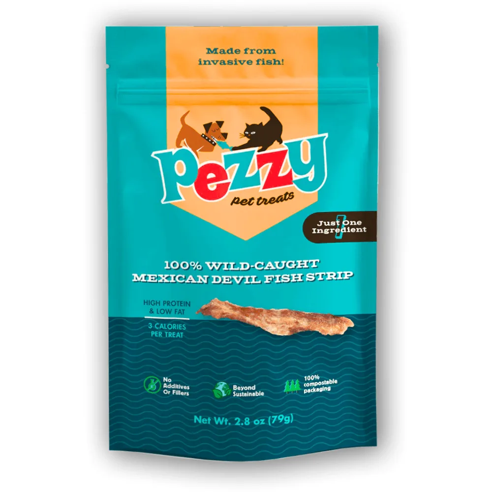 Single-Ingredient Devil Fish Treats for Dogs & Cats
