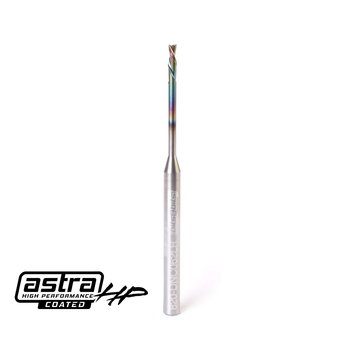 1/16″ Long-Reach Down-Cut Spiral Bit – 1/8″ Shank (AstraHP Coated)