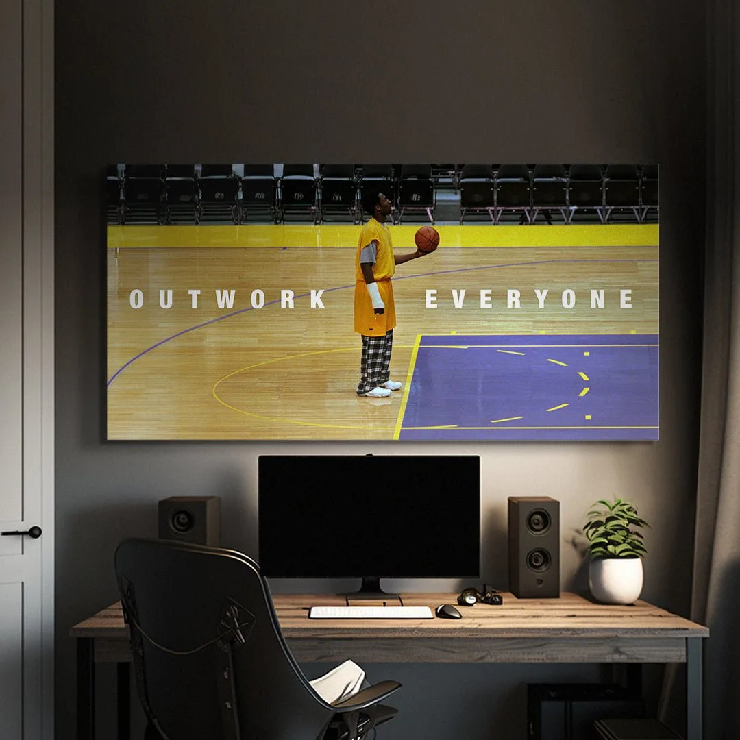 Kobe Bryant 'Outwork Everyone' Canvas Review: The Ultimate Keep Going Motivational Art