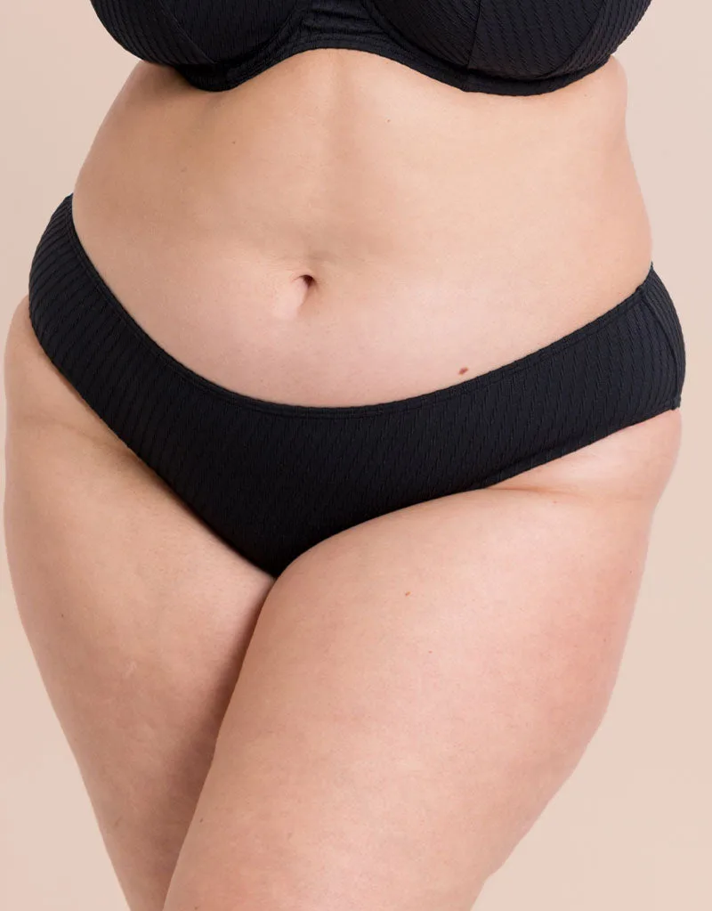 Curvy Kate Jet Set Bikini Slip Schwarz