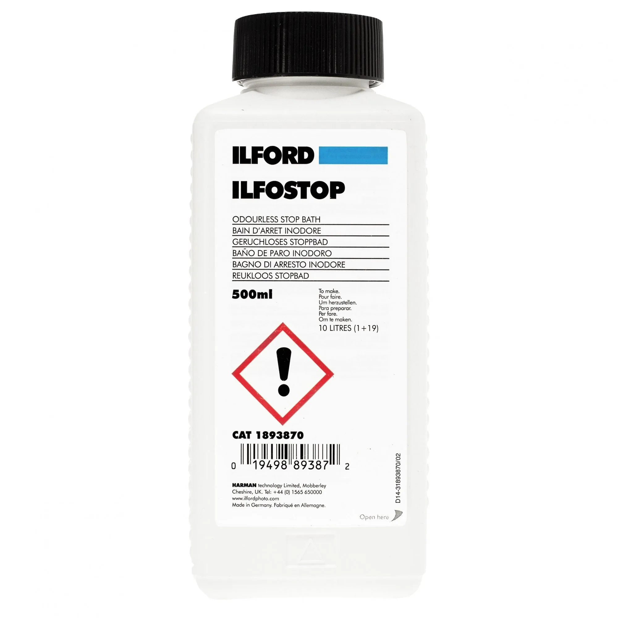 Ilford Ilfostop Stop Bath - 500 ml