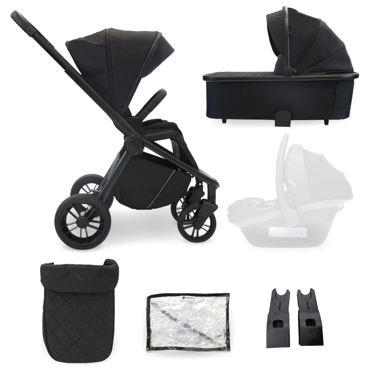 2-in-1 유모차 조립 방법: My Babiie MB450i 가이드