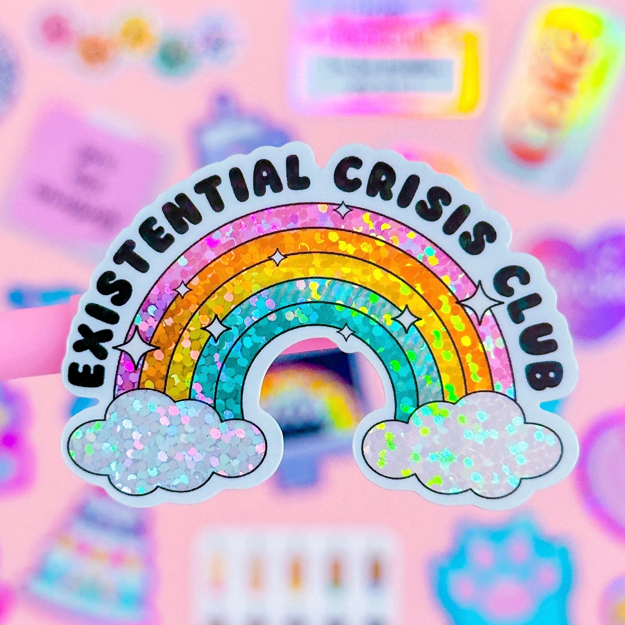 Wasserfester Aufkleber - Existential Crisis Club