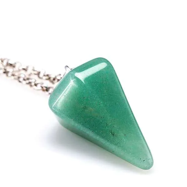 Hexagon Crystal Pendulum Necklace