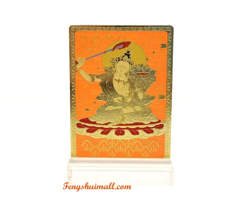 Signification de la plaque Manjushri : Sagesse et réussite académique