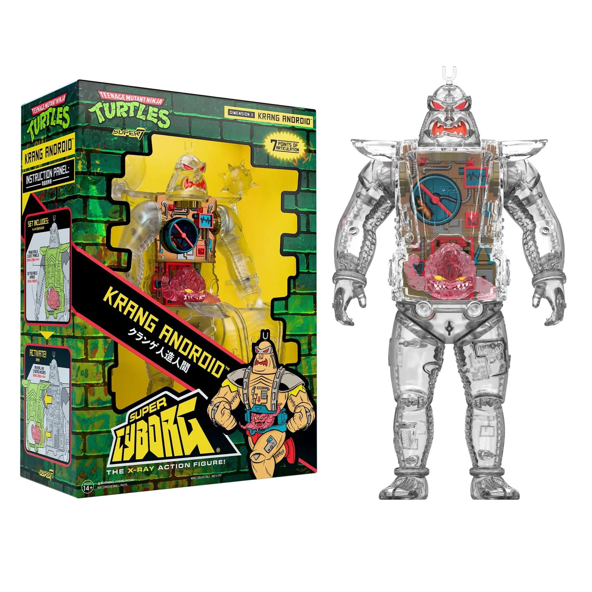 Tortugas Ninja Super Cyborg - Krang Android (Transparente)