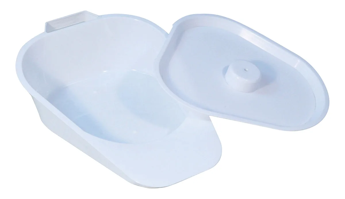 Patinilla de cama con tapa, tipo zapatilla
