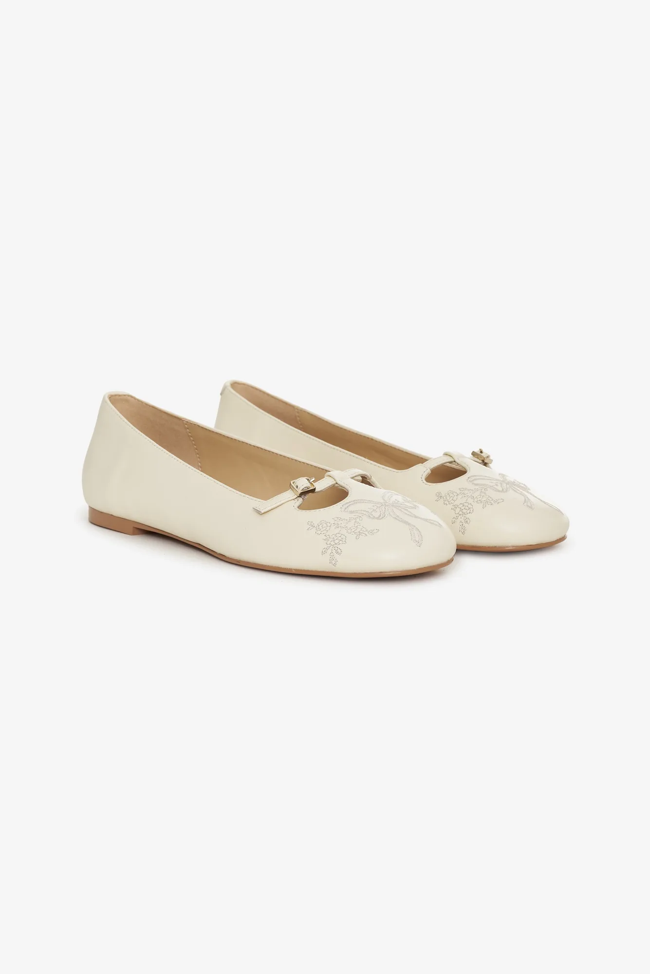 Amelia Ballerina — Cremefarvet