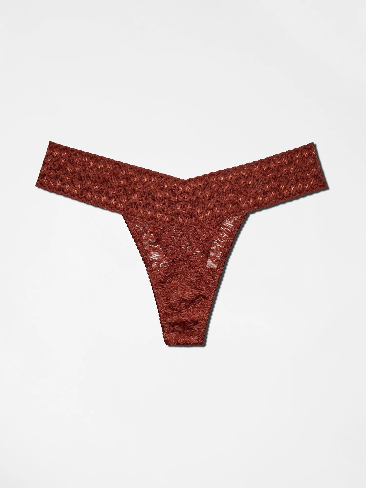 Lace Thong - Burnt Copper