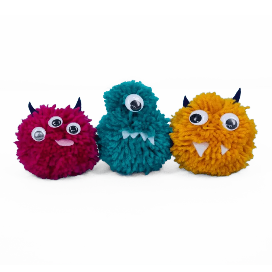 Pom-Pom Monsters Set (3-Pack)