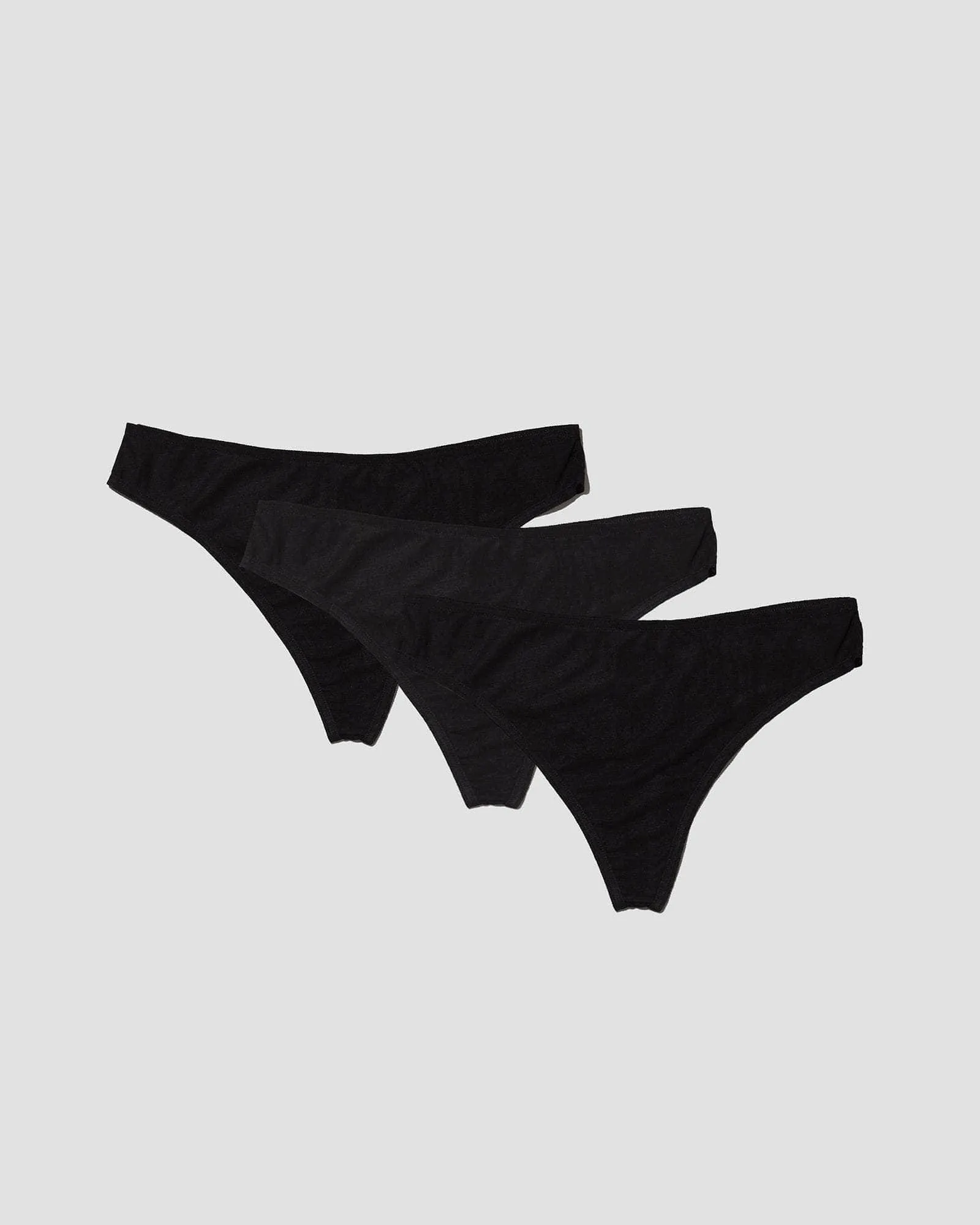 Pack - 3 Enna Thong (Black / black)