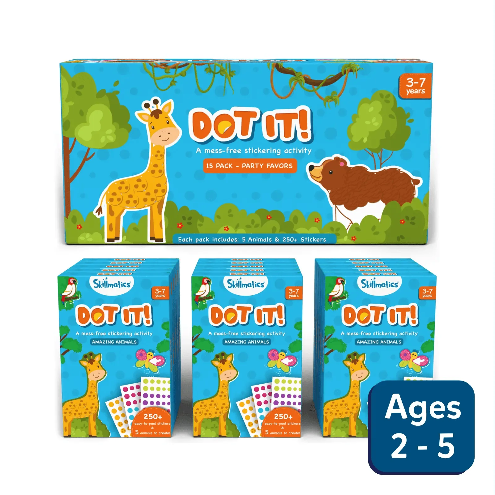 Dot It! 스티커 아트 파티용 15개입 3-7세