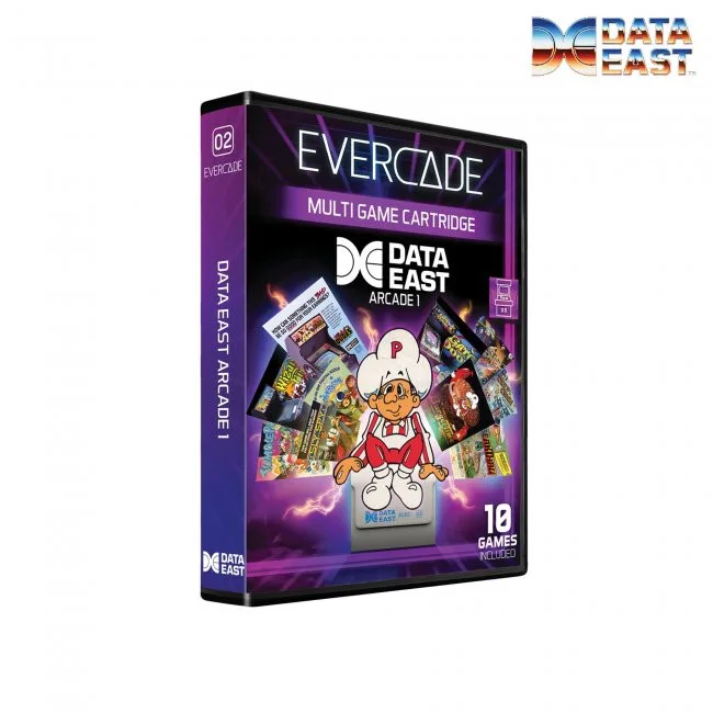 Data East Arcade Cartridge 1 - Evercade Game Cartridge