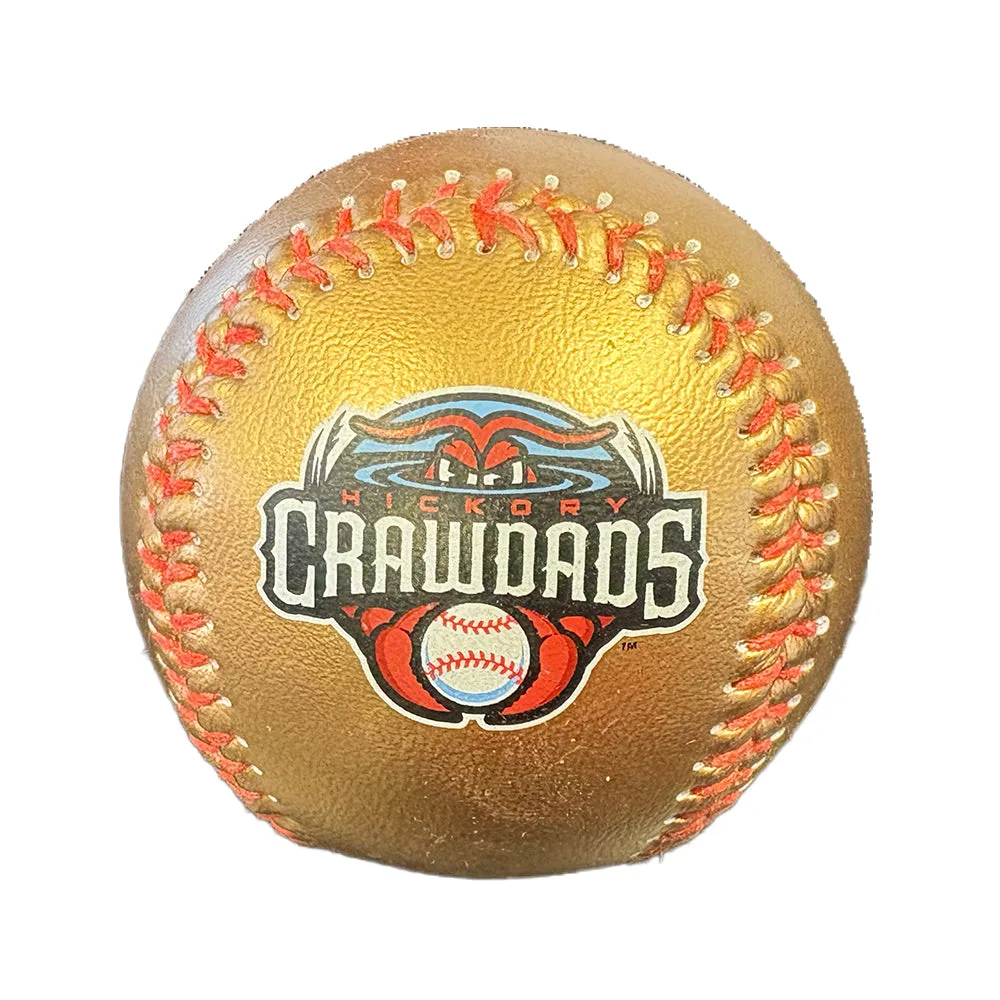 Palla da baseball oro Hickory Crawdads