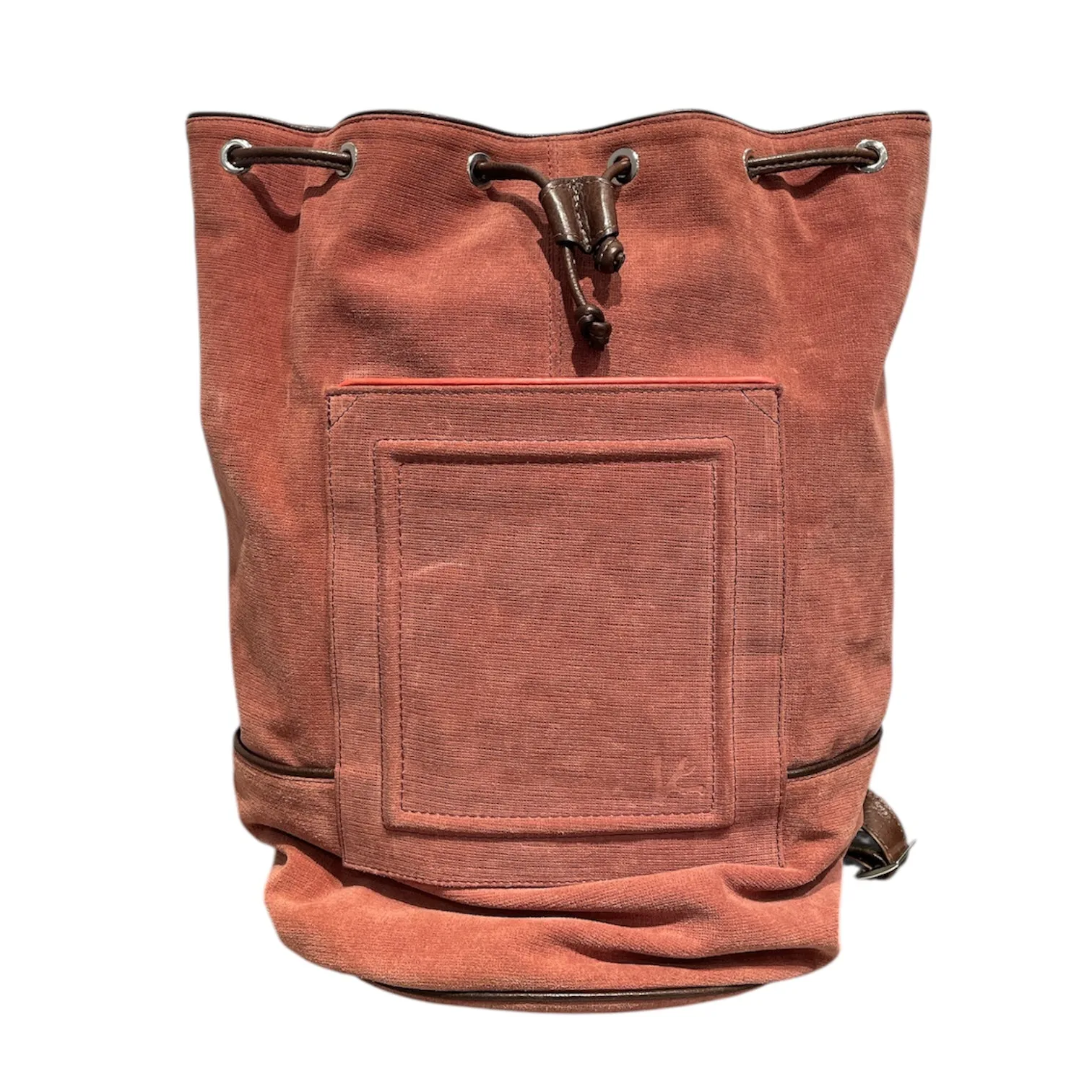 ISAIA/Bolso/Gamuza/Rojo/Bolso bandolera cruzado