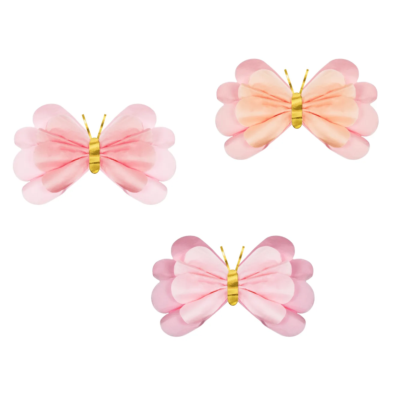 Butterflies Tissue Paper Decorations: Party Styling Ideas