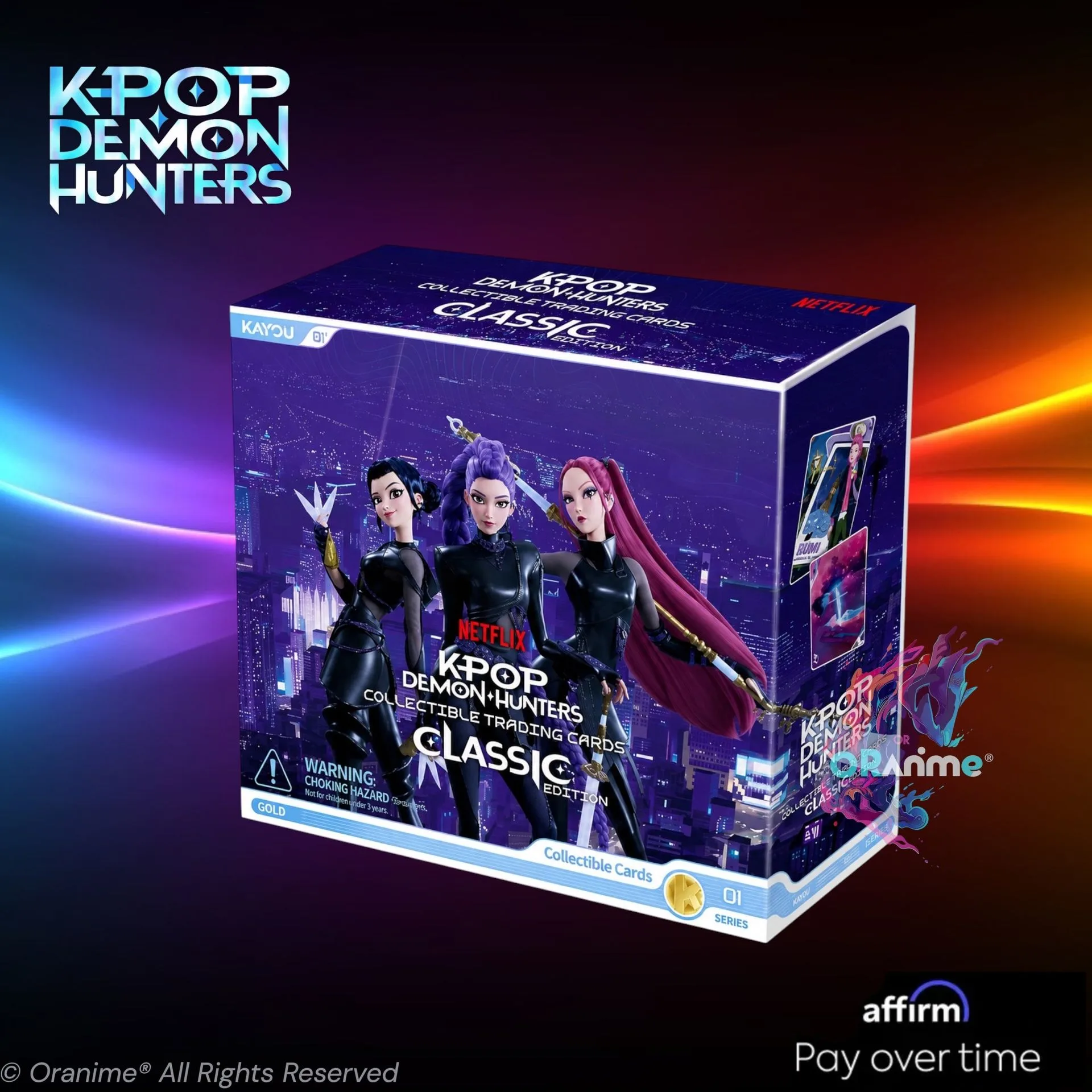 Kayou K-Pop Demon Hunters World Tour Édition Classique Série Boîte de Boosters de Cartes à Collectionner