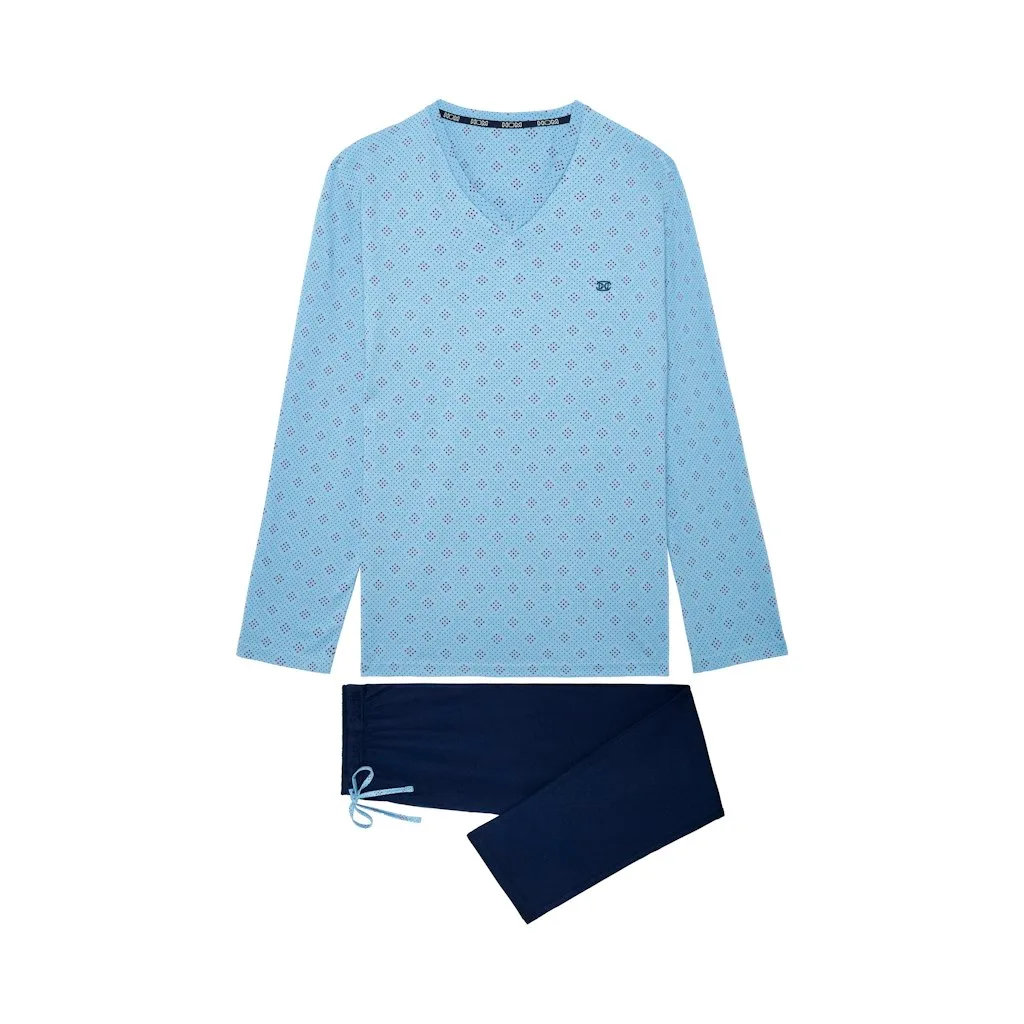 Walter Long Pajama Set | Blue Print 403051-I0BI