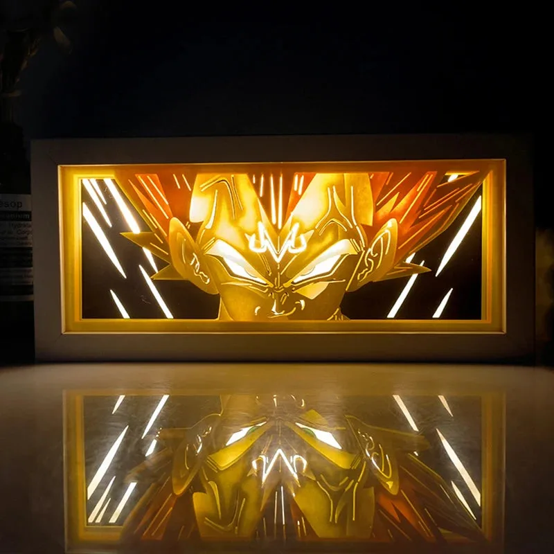 Killua vs Majin Vegeta Lightbox: Which Anime Glow Wins?