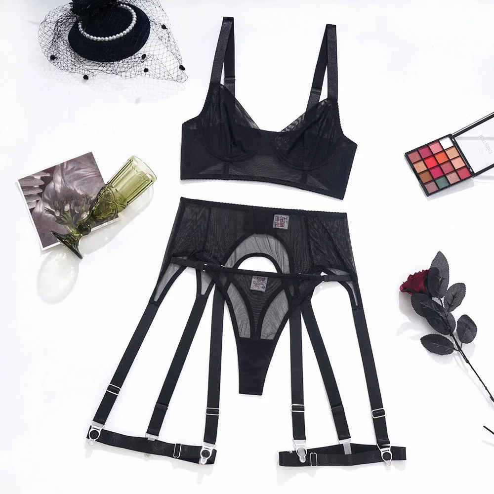 Morgan Black Soft Dessous-Set