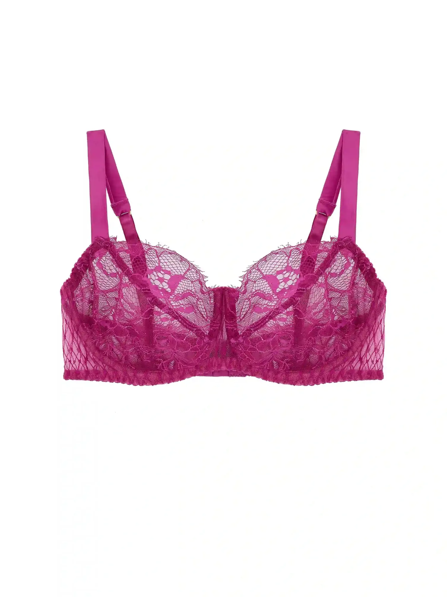 Paloma Pink Lace Balcony Bra