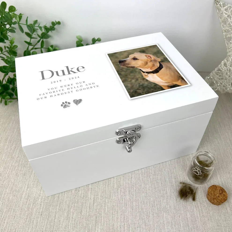 Personalized Pet Memorial Keepsake Box Ideas