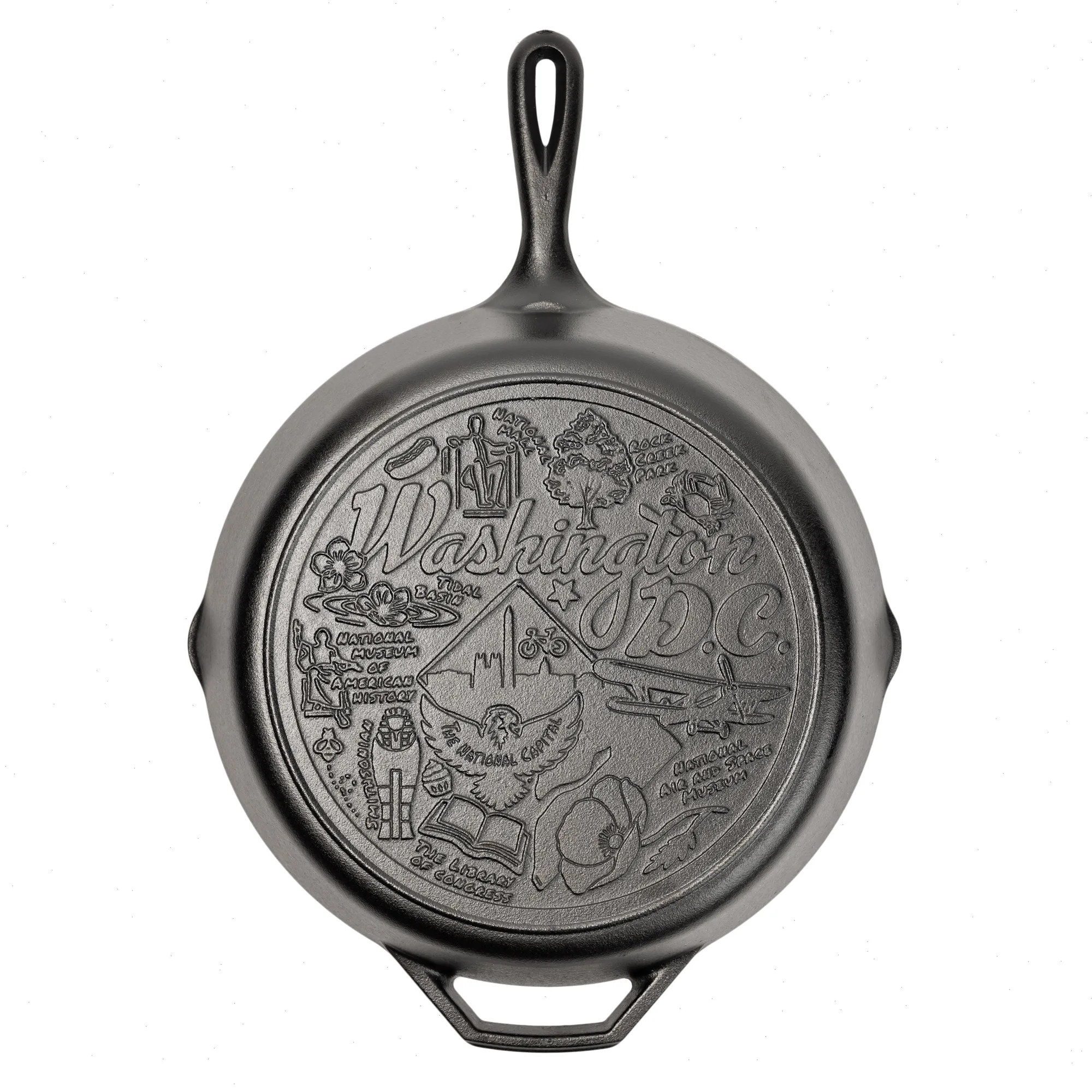 American Road Trip: 12 Inch Seasoned Cast Iron Skillet, Washington, D.C.