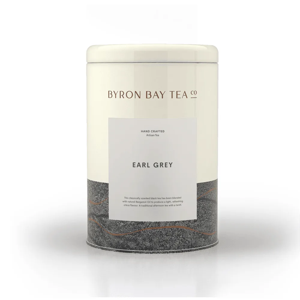 Empty Labelled Tin Earl Grey