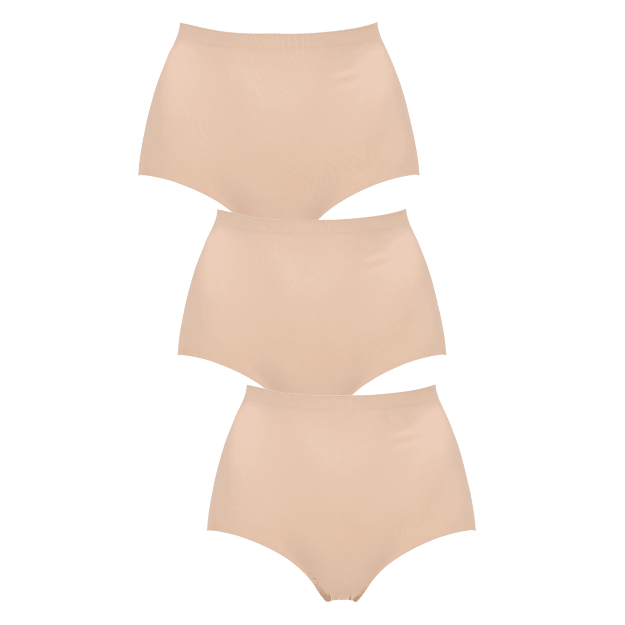 Seamless maxi 3-pack cotton - Nude