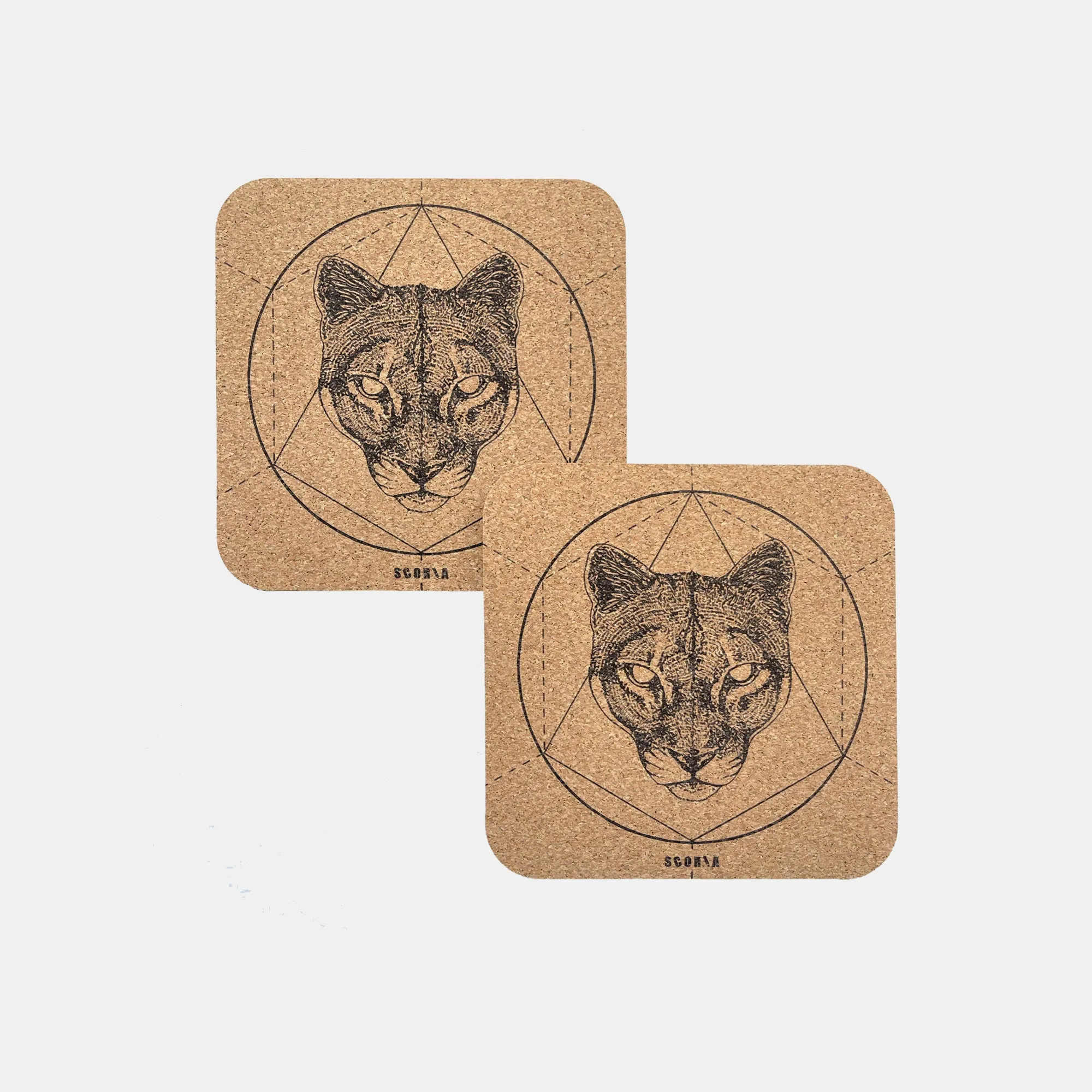 Mountain Lion Dämpfende Kork-Knieschoner