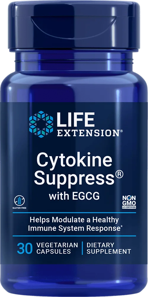 Cytokine Suppress® with EGCG, 30 vegetarian capsules