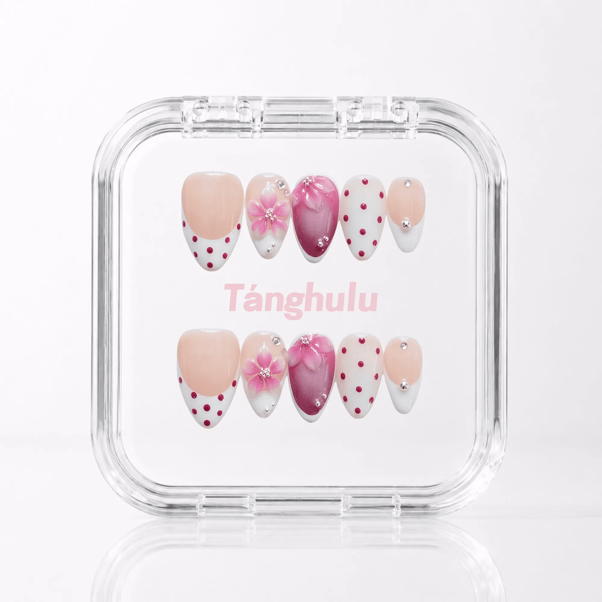 Pink Sorbet vs Pink Mist: Which Rose Press-On Nail