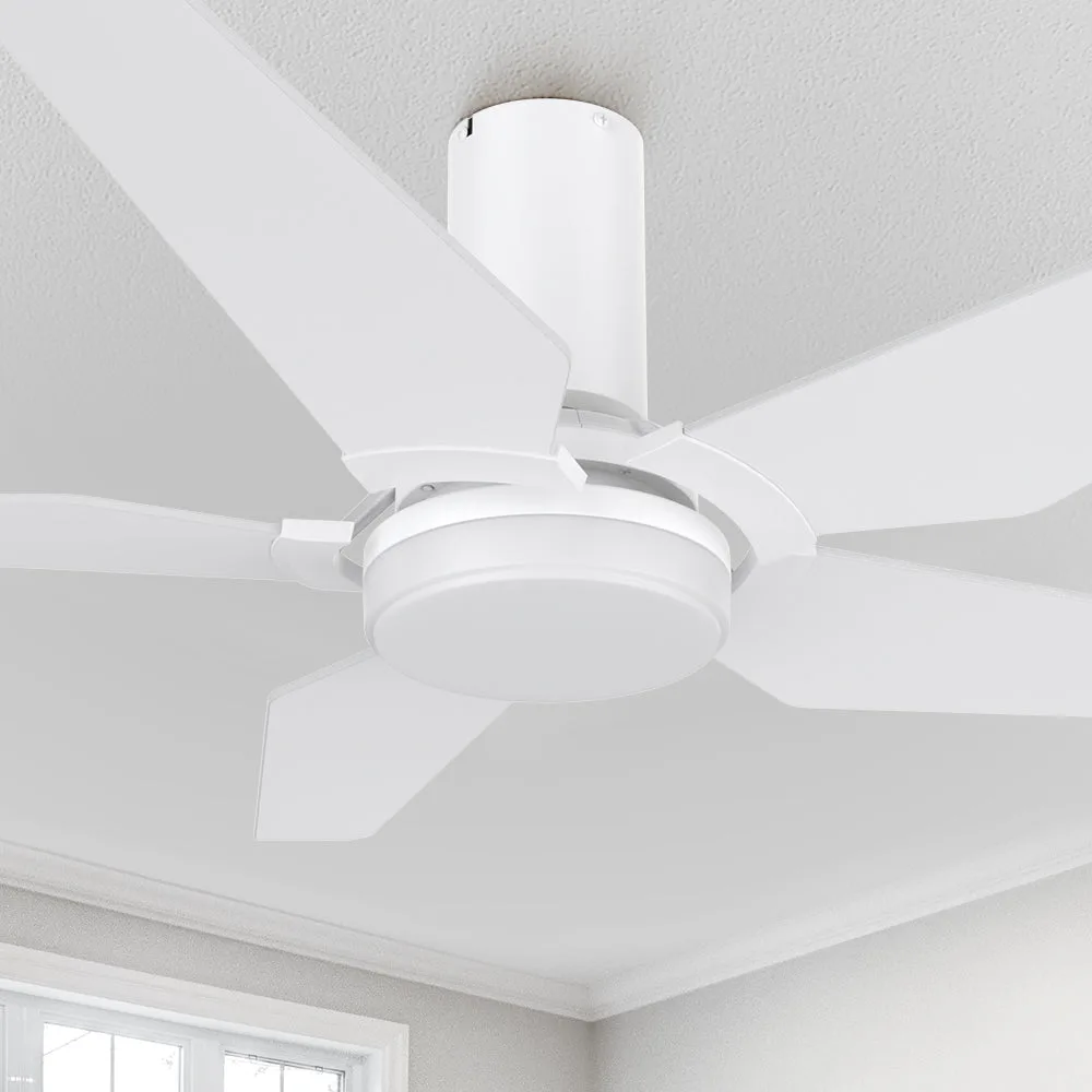 Ventilateur de plafond à profil bas Maclean avec lumière et télécommande, 48 pouces