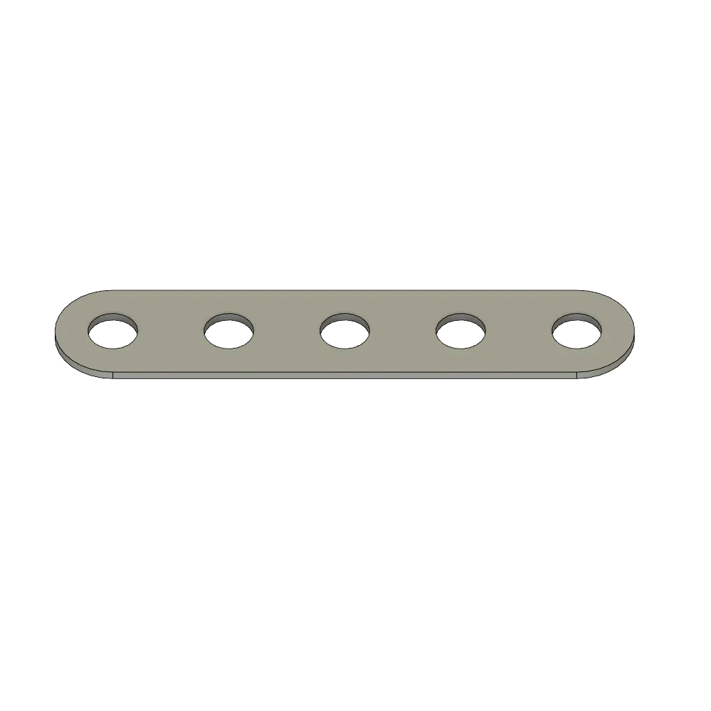 Flat bar 5-hole