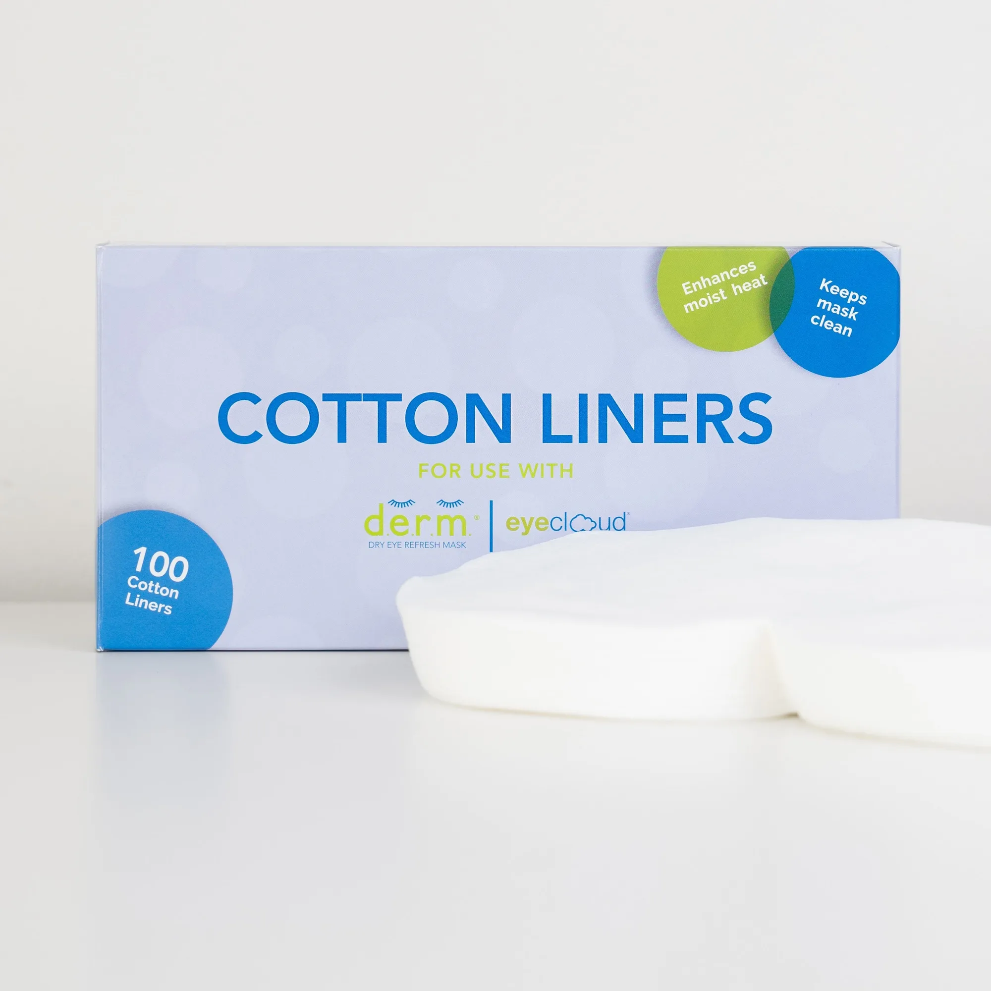 DERM Dry Eye Mask Cotton Liners: Care Tips