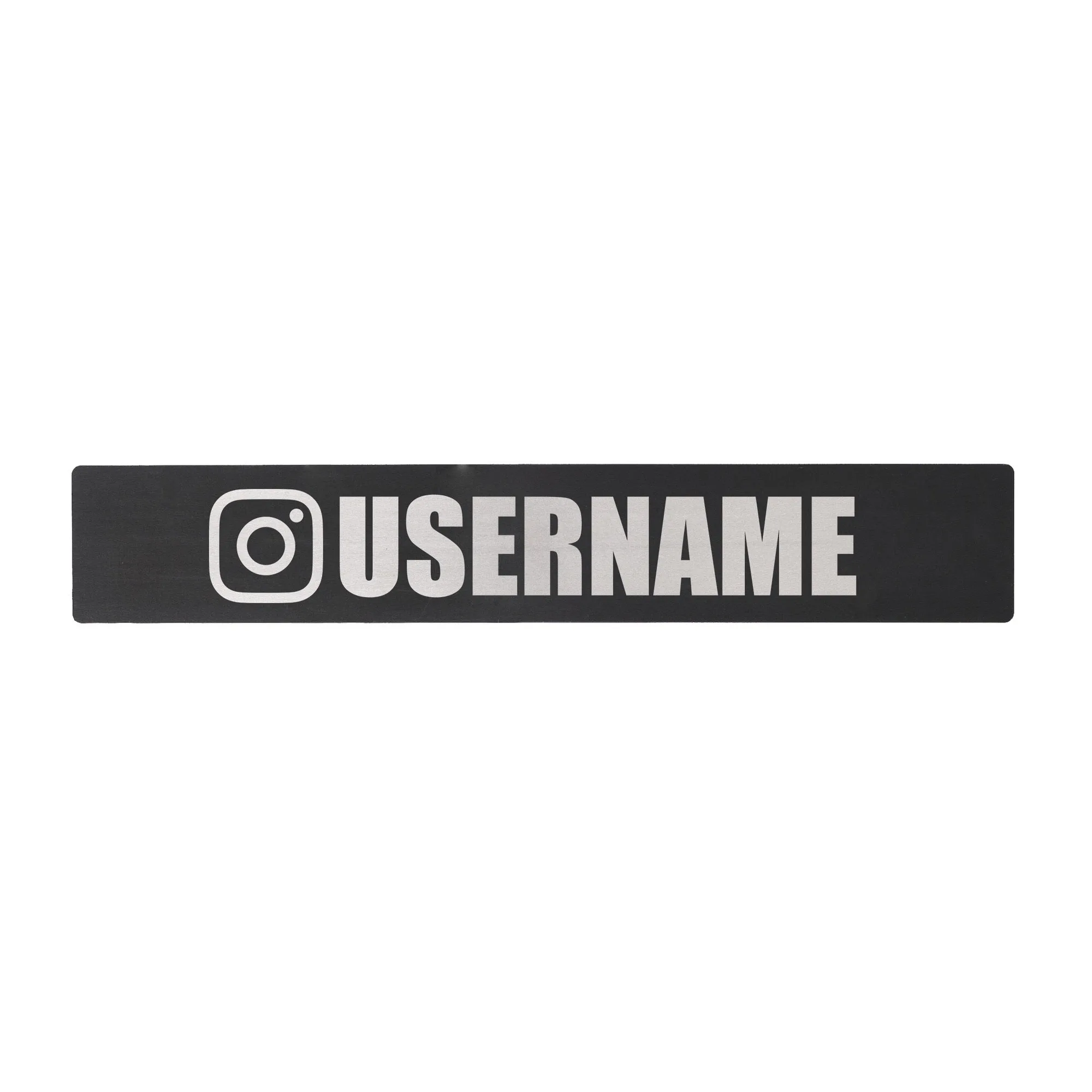 Copri targa Billetworkz "@Instagram Username"