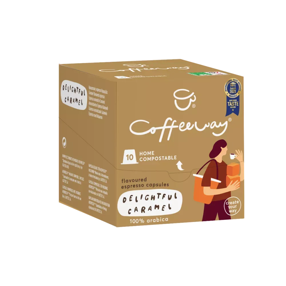 Heerlijke koffiepads met karamelsmaak x10 50g