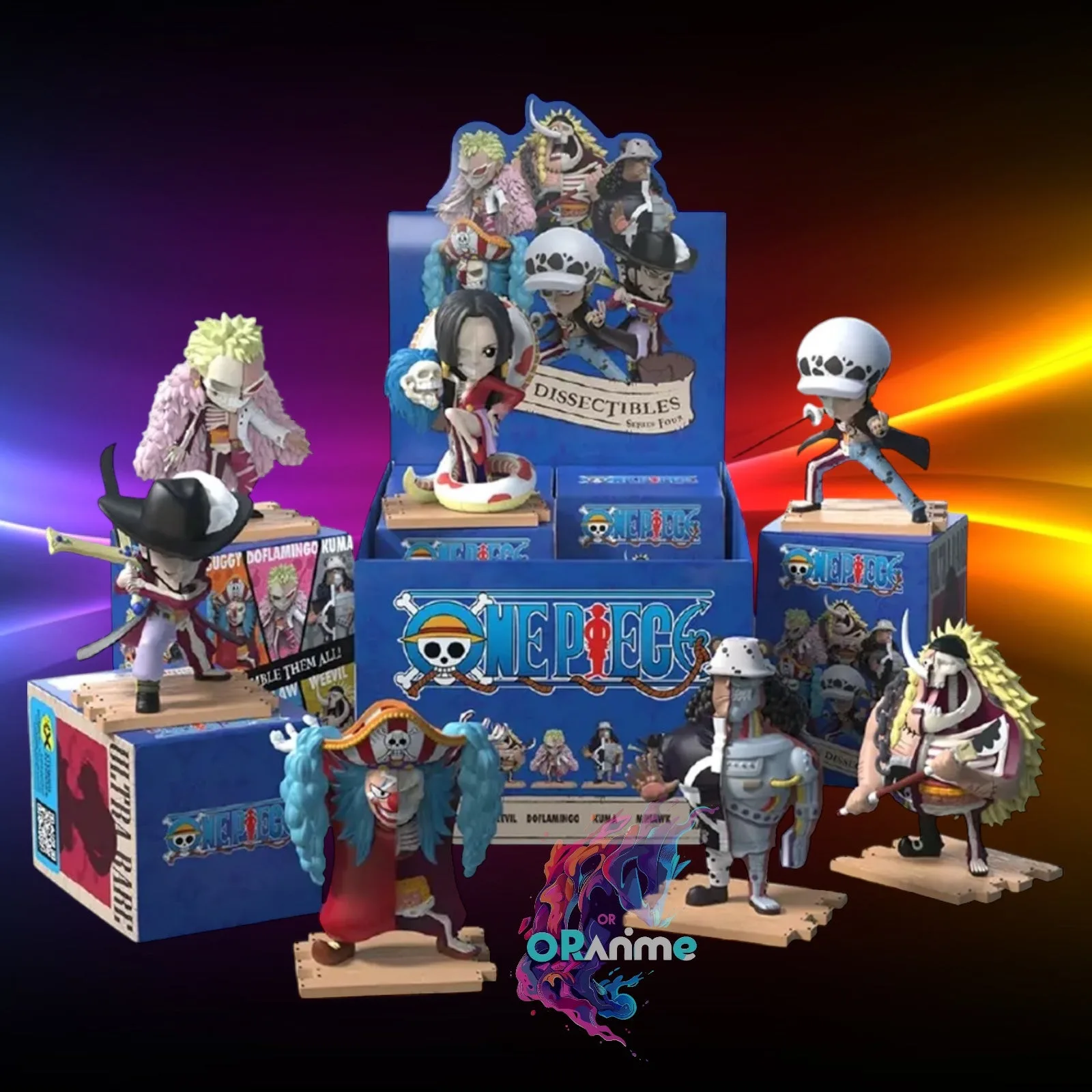 Mighty Jaxx One Piece Blind Box: Freeny's Hidden Dissectibles vs XXRAY