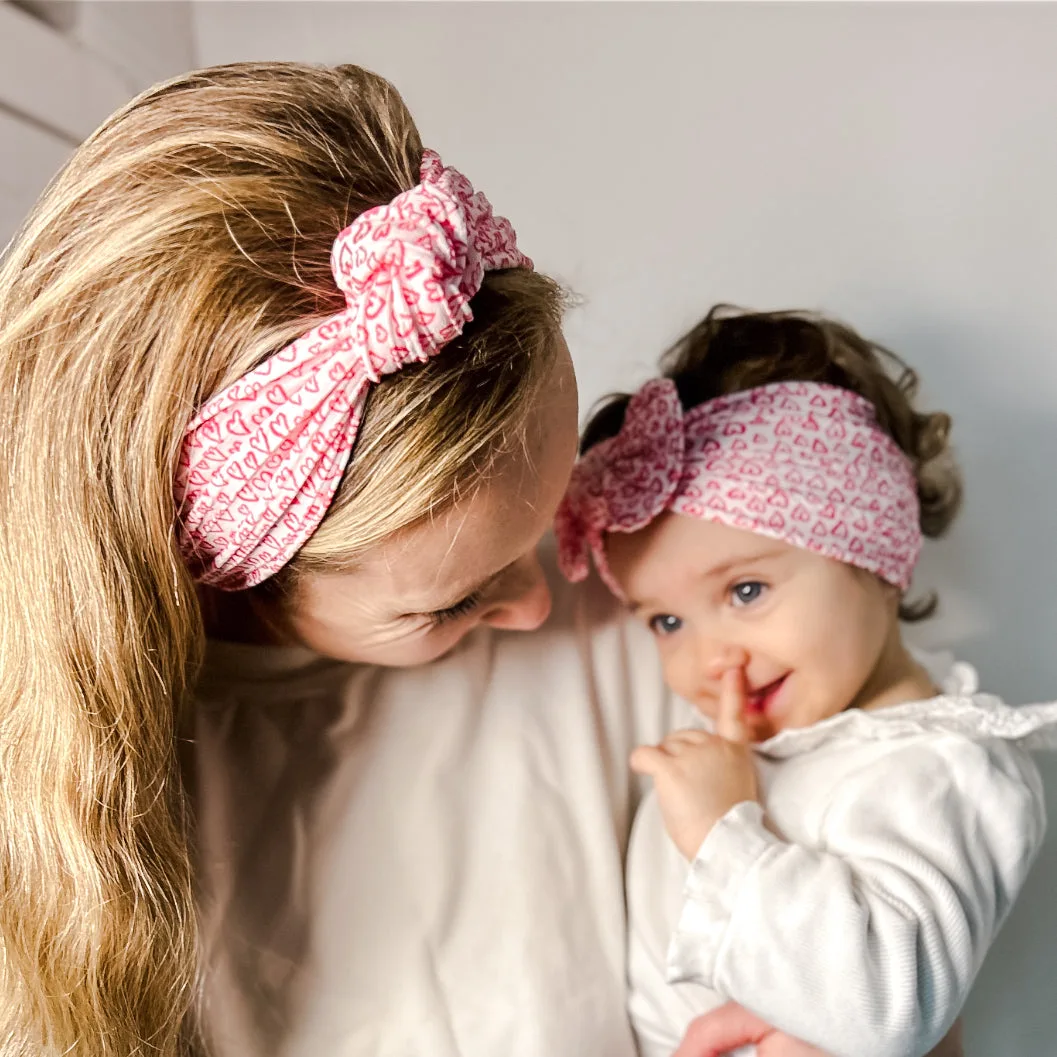 Matching Mummy & Mini Heart Headbands