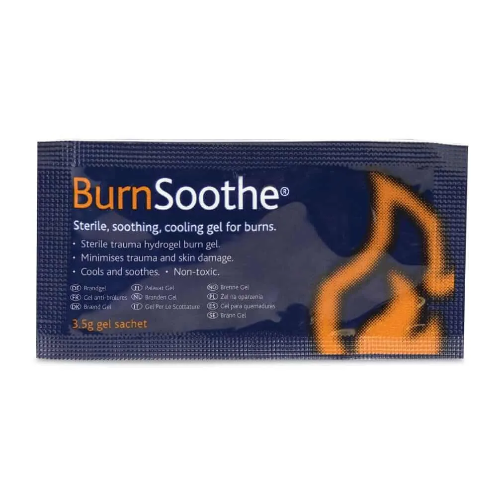 Burns Pain Relieving Gel Sachets Box of 25