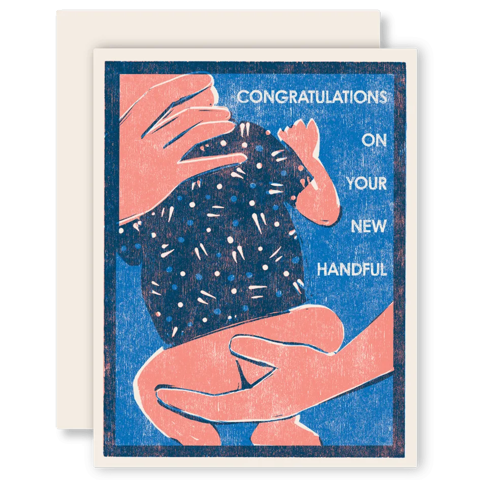 Congratulations On Your New Handful Letterpress Card