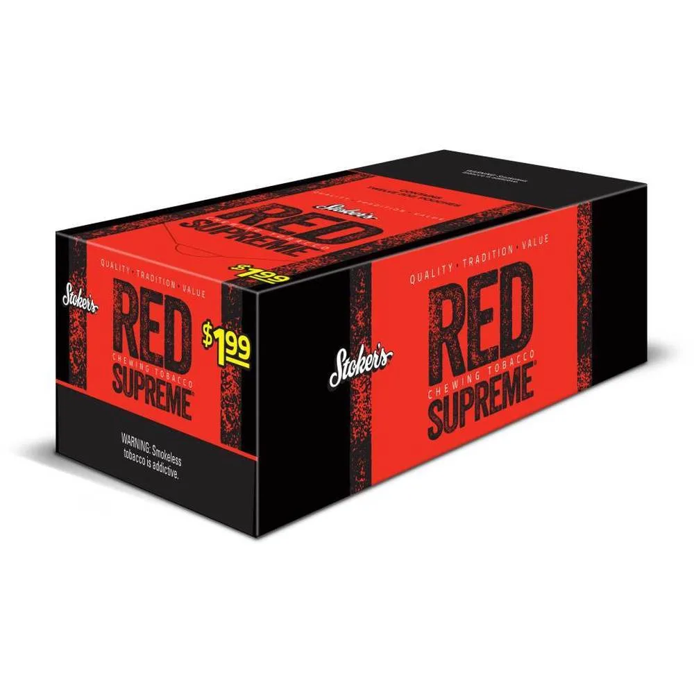 Stoker's Red Supreme Loose Leaf Chewing Tobacco - 3oz