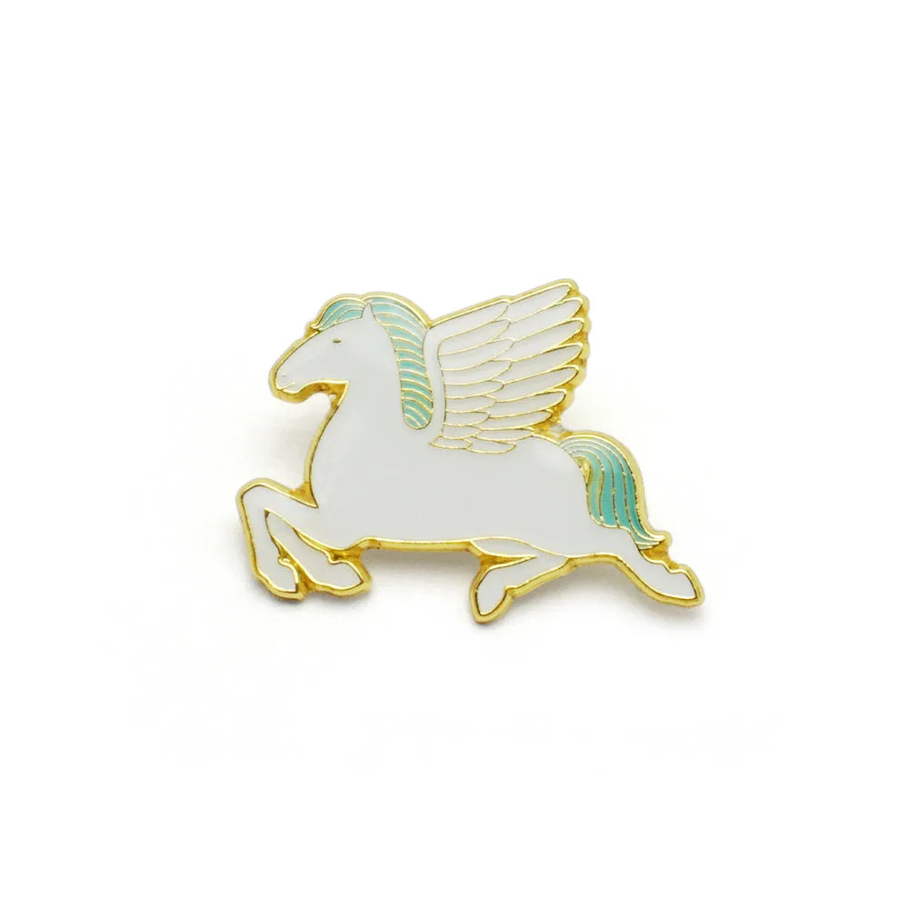 Par de insignias Pegasus: Comparación blanco vs negro