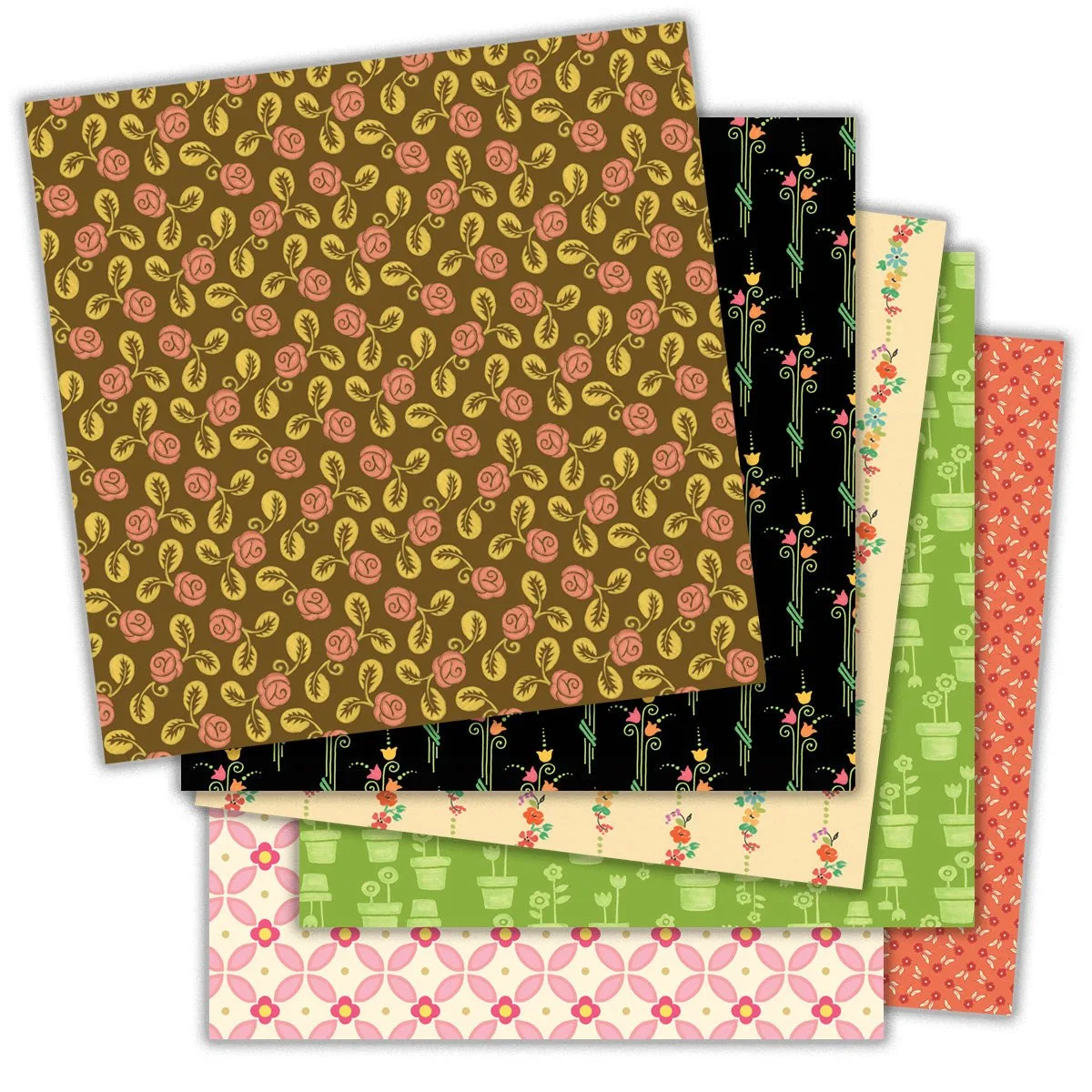 Cottage Charm Craft Paper for Card Making