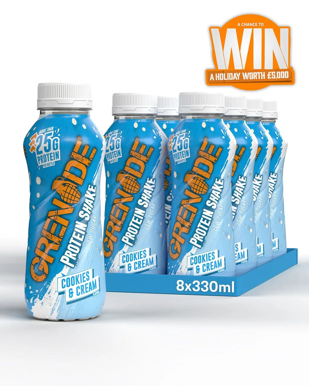 Cookies and Cream Protein Shake (8 Pack) 330ml