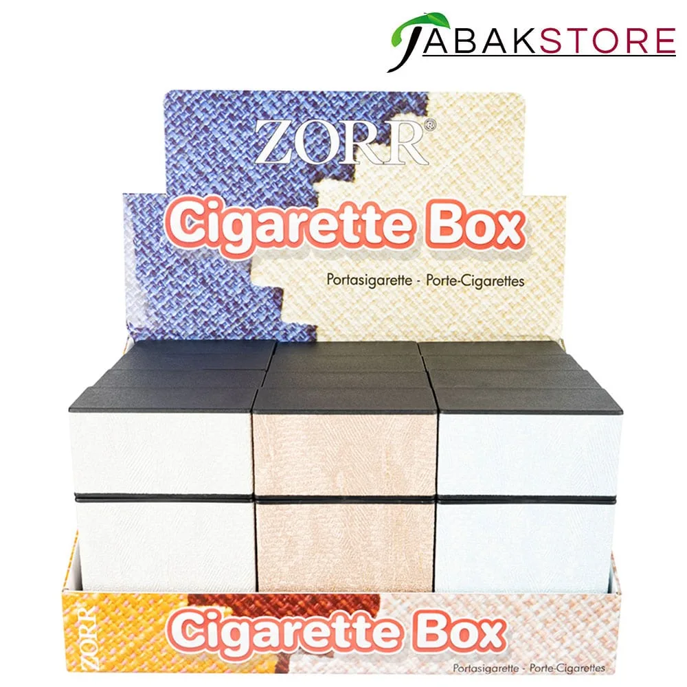 Zorr | Zigarettenbox | Stoffoptik | versch. Farben