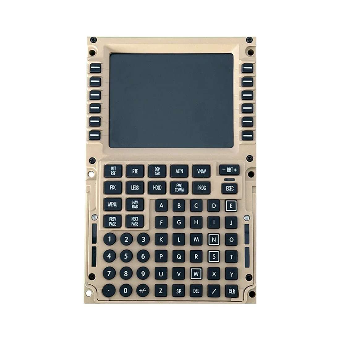 1/1 Scale Metal B777 CDU Home Cockpit Panel Compatible with MSFS 2020/2024, Prepar3D, X-Plane