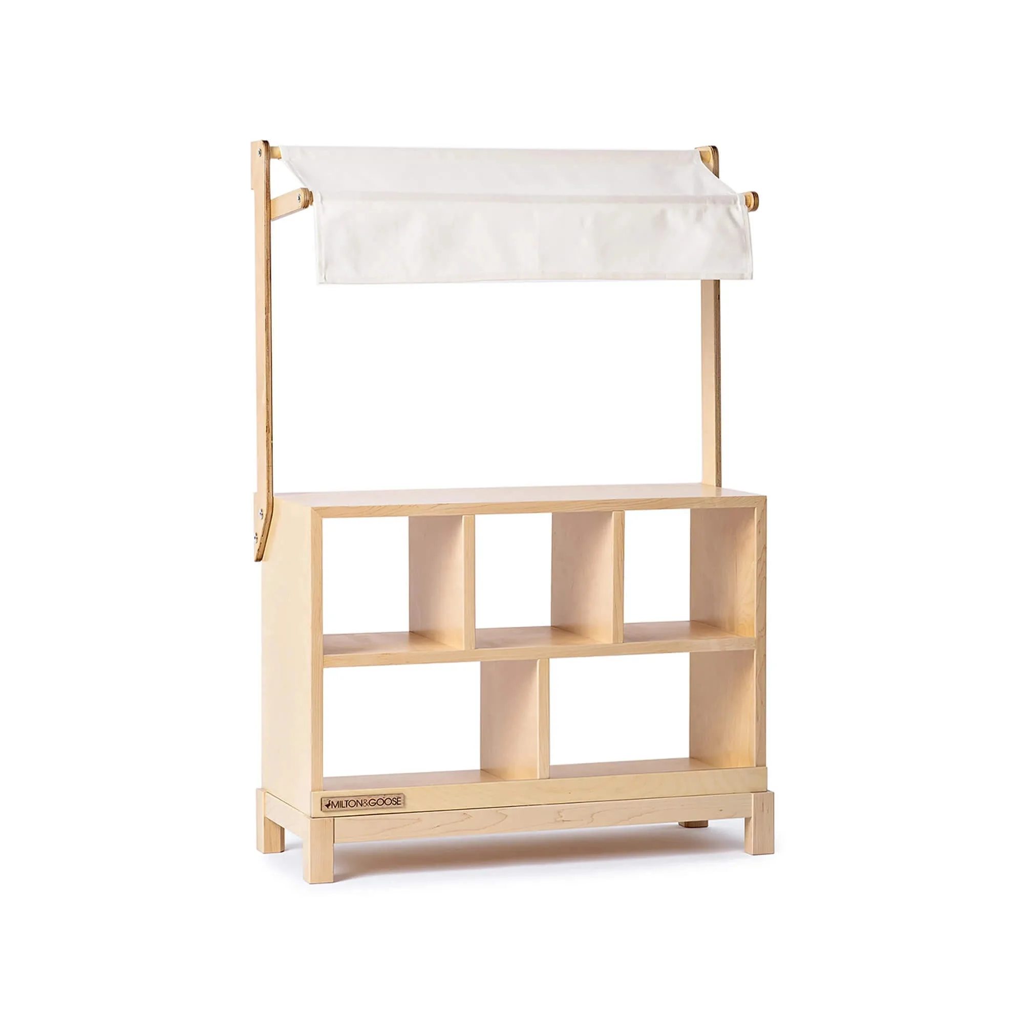 Wooden Play Market Stand for Kids